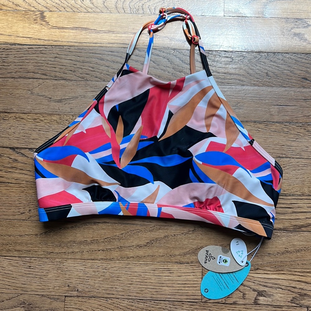 New! PrAna Taranto Top Tropics, Size L
